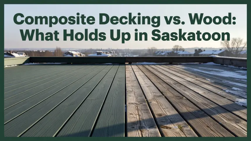 Composite Decking vs. Wood: What Holds Up in Saskatoon — Saskatoon, SK